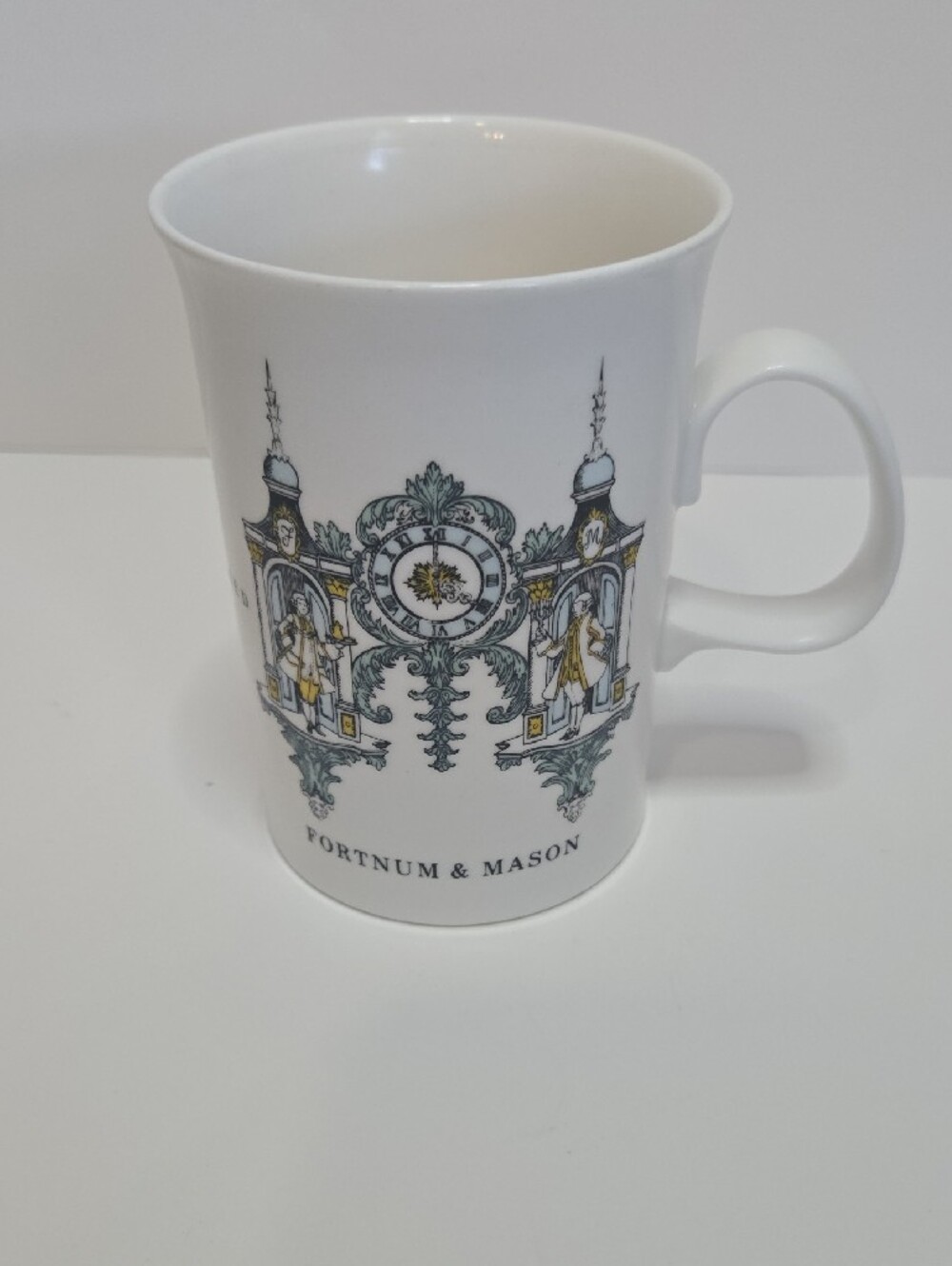 White Decorative Fine Bone China Mug